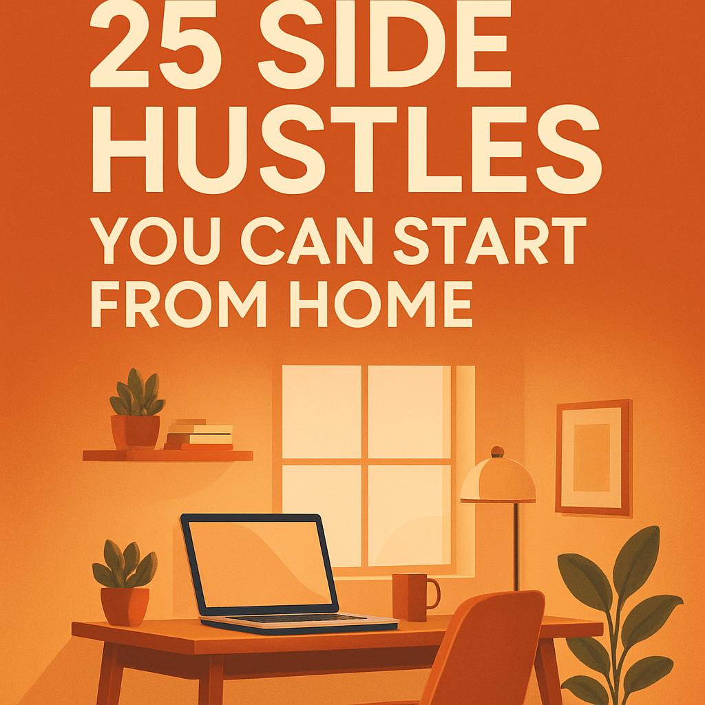 25 Side Hustles You Can Start from Home