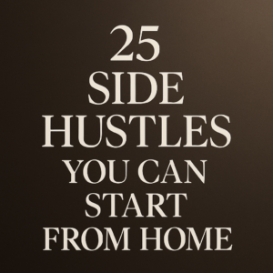 25 Side Hustles You Can Start from Home