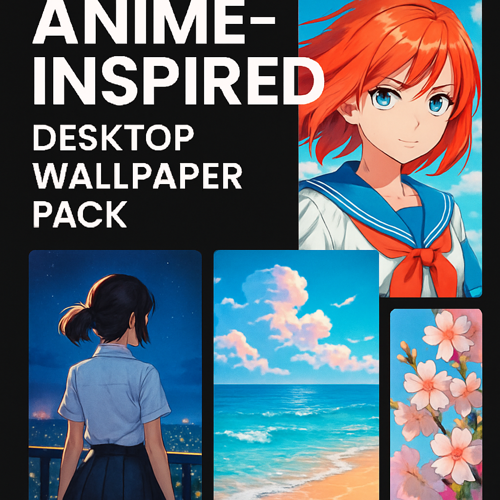 Anime-Inspired Desktop Wallpaper Pack