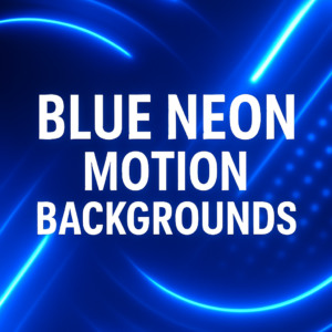 Blue Neon Motion Backgrounds
