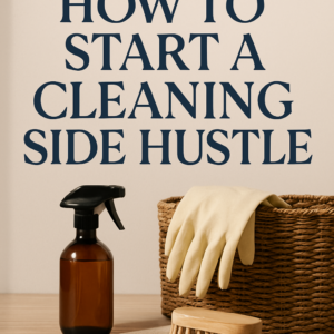 How to Start a Cleaning Side Hustle