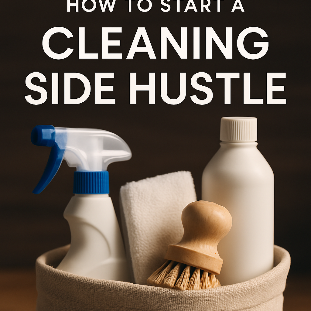 How to Start a Cleaning Side Hustle
