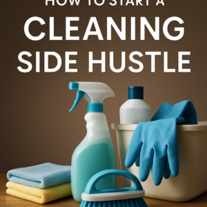 How to Start a Cleaning Side Hustle