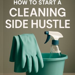 How to Start a Cleaning Side Hustle