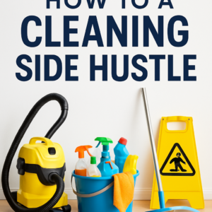 How to Start a Cleaning Side Hustle