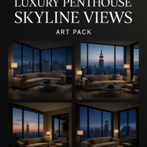Luxury Penthouse Skyline Views Art Pack