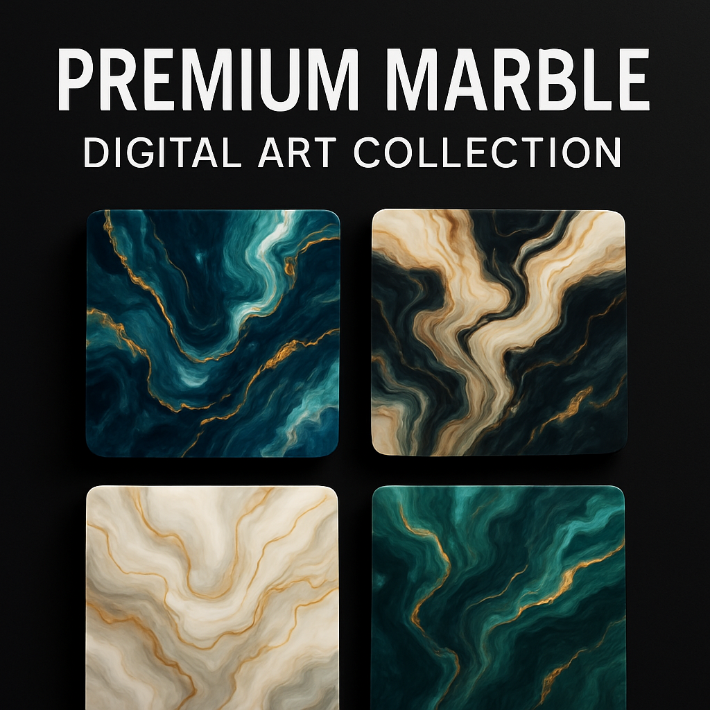 Premium Marble Digital Art Collection