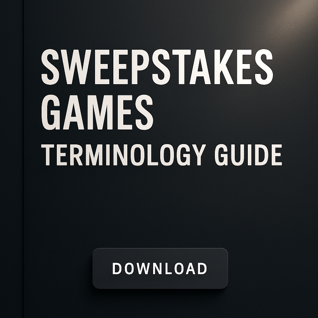 Sweepstakes Games Terminology Guide
