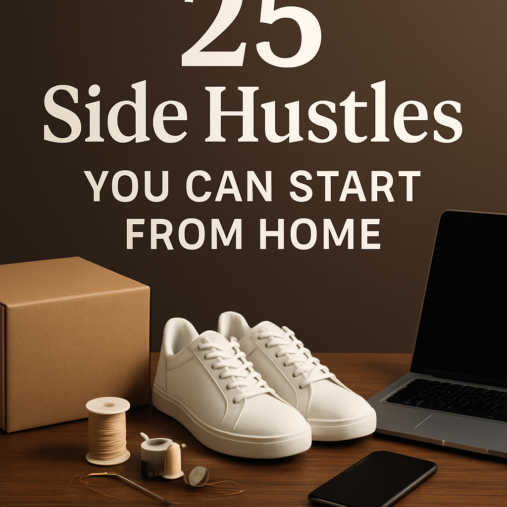 25 Side Hustles You Can Start from Home