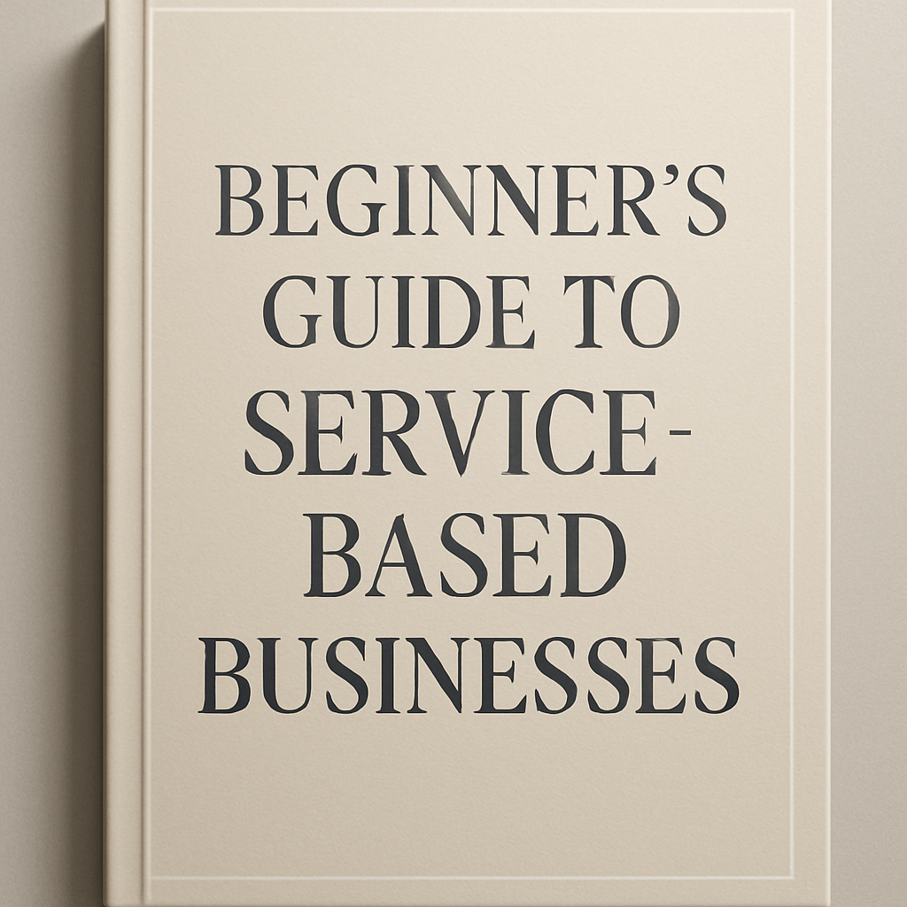Beginner's Guide to Service-Based Businesses