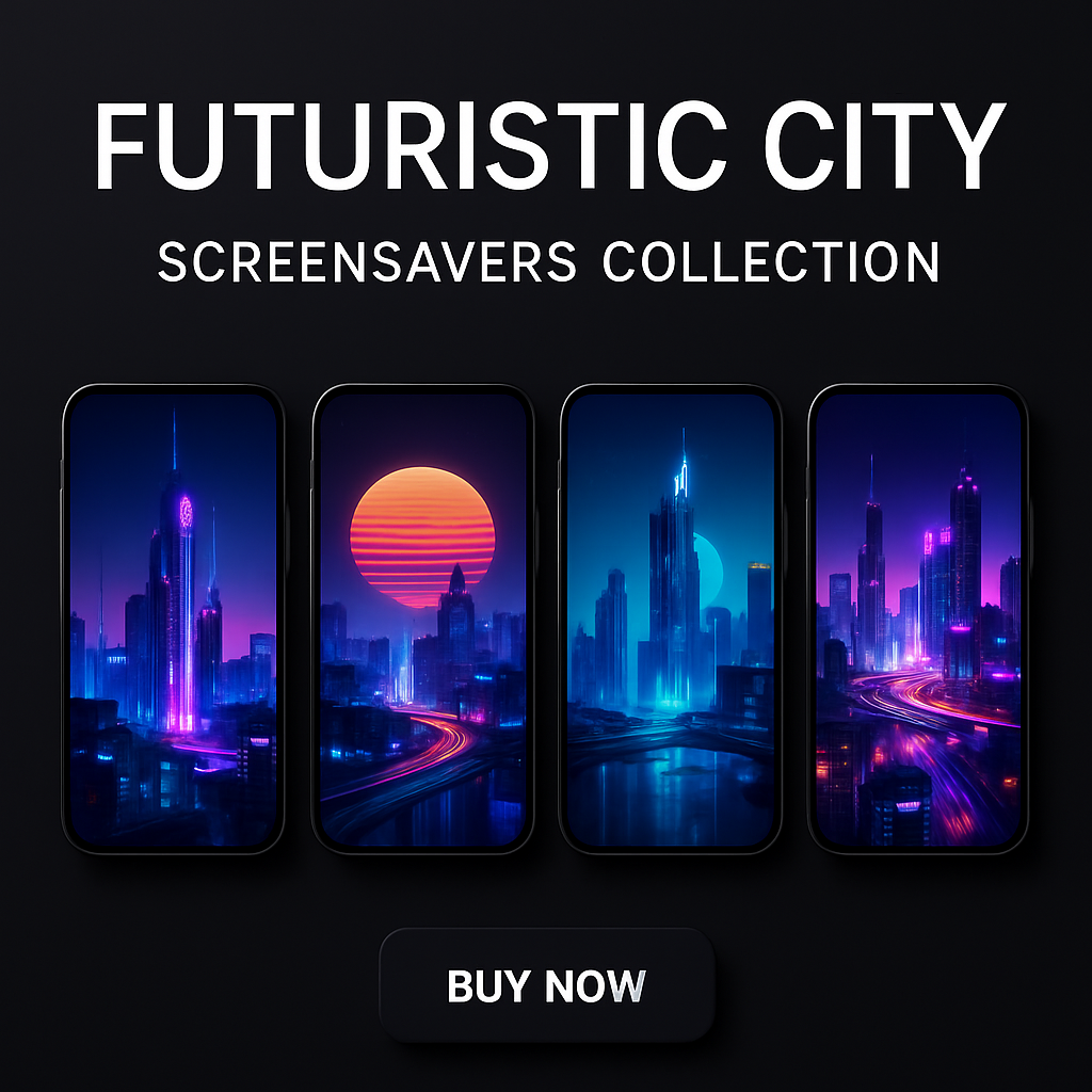 Futuristic City Screensavers Collection