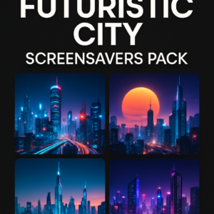 Futuristic City Screensavers Pack