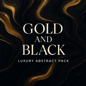 Gold and Black Luxury Abstract Pack