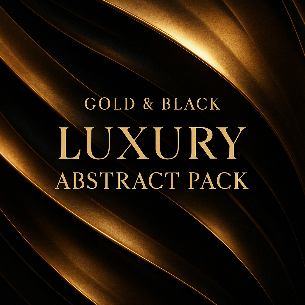 Gold and Black Luxury Abstract Pack