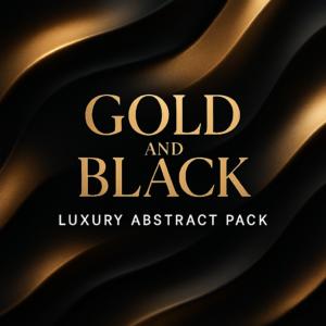 Gold and Black Luxury Abstract Pack