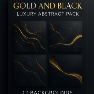Gold and Black Luxury Abstract Pack