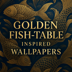 Golden Fish-Table Inspired Wallpapers