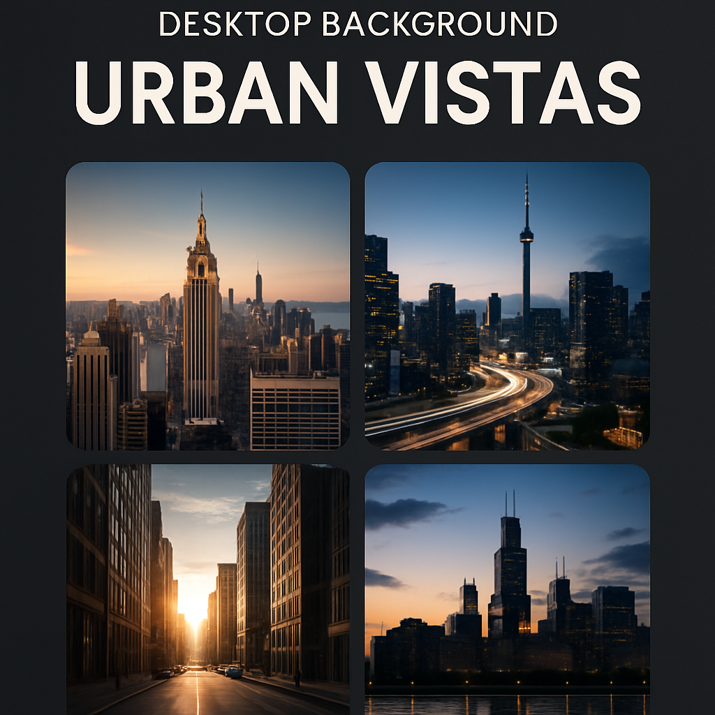 High-End Desktop Background Collection: Urban Vistas