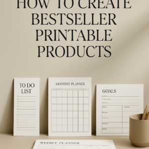 How to Create Bestseller Printable Products