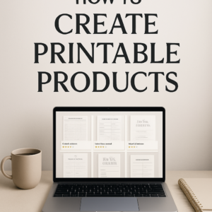 How to Create Printable Products