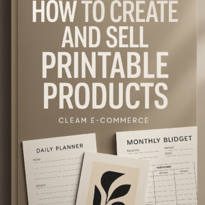 How to Create and Sell Printable Products