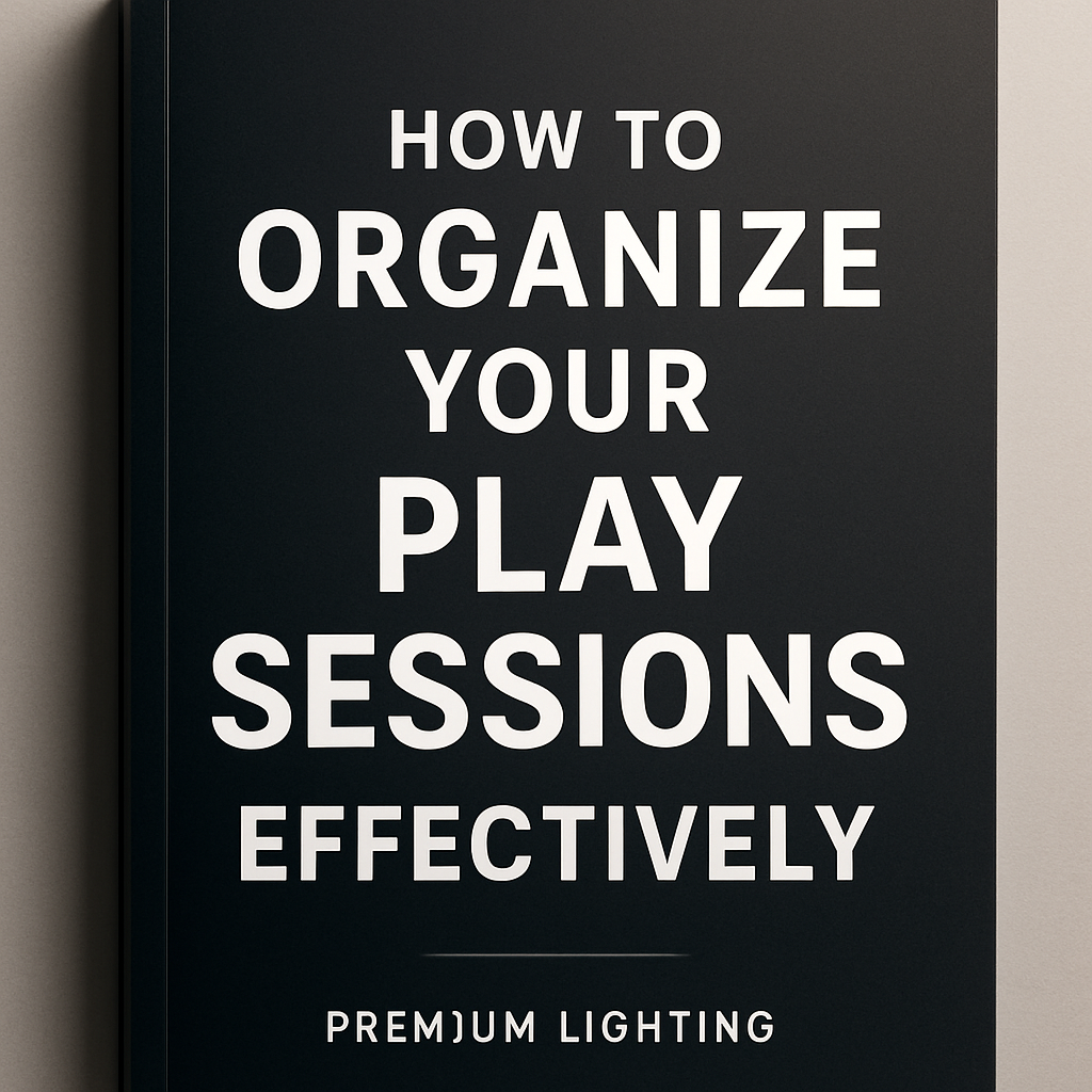 How to Organize Your Play Sessions Effectively