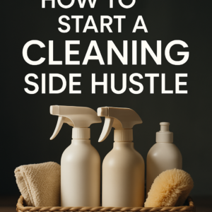 How to Start a Cleaning Side Hustle