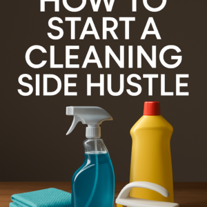 How to Start a Cleaning Side Hustle