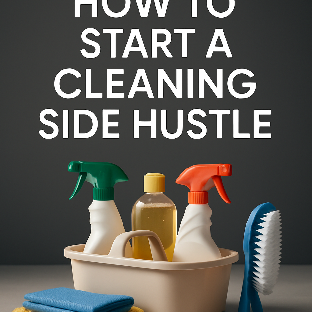 How to Start a Cleaning Side Hustle