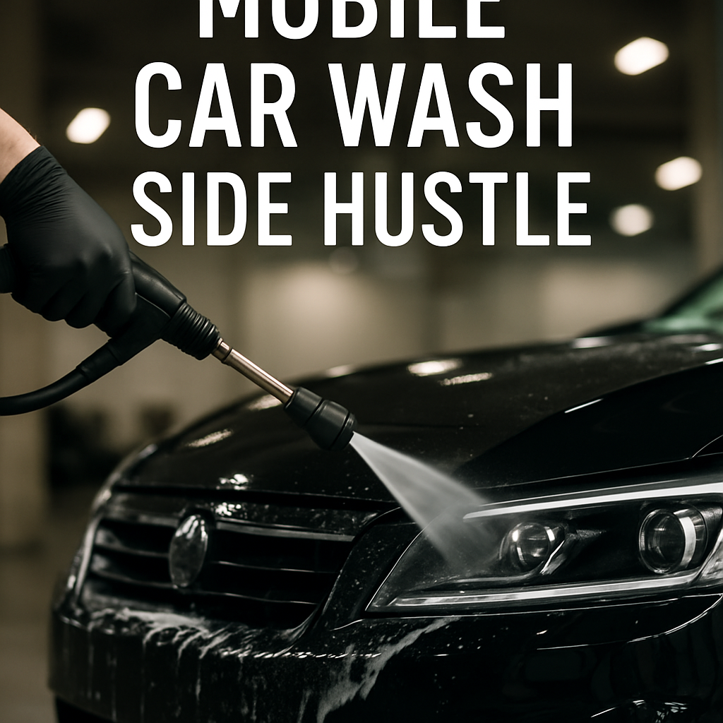 How to Start a Mobile Car Wash Side Hustle