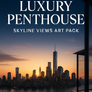Luxury Penthouse Skyline Views Art Pack