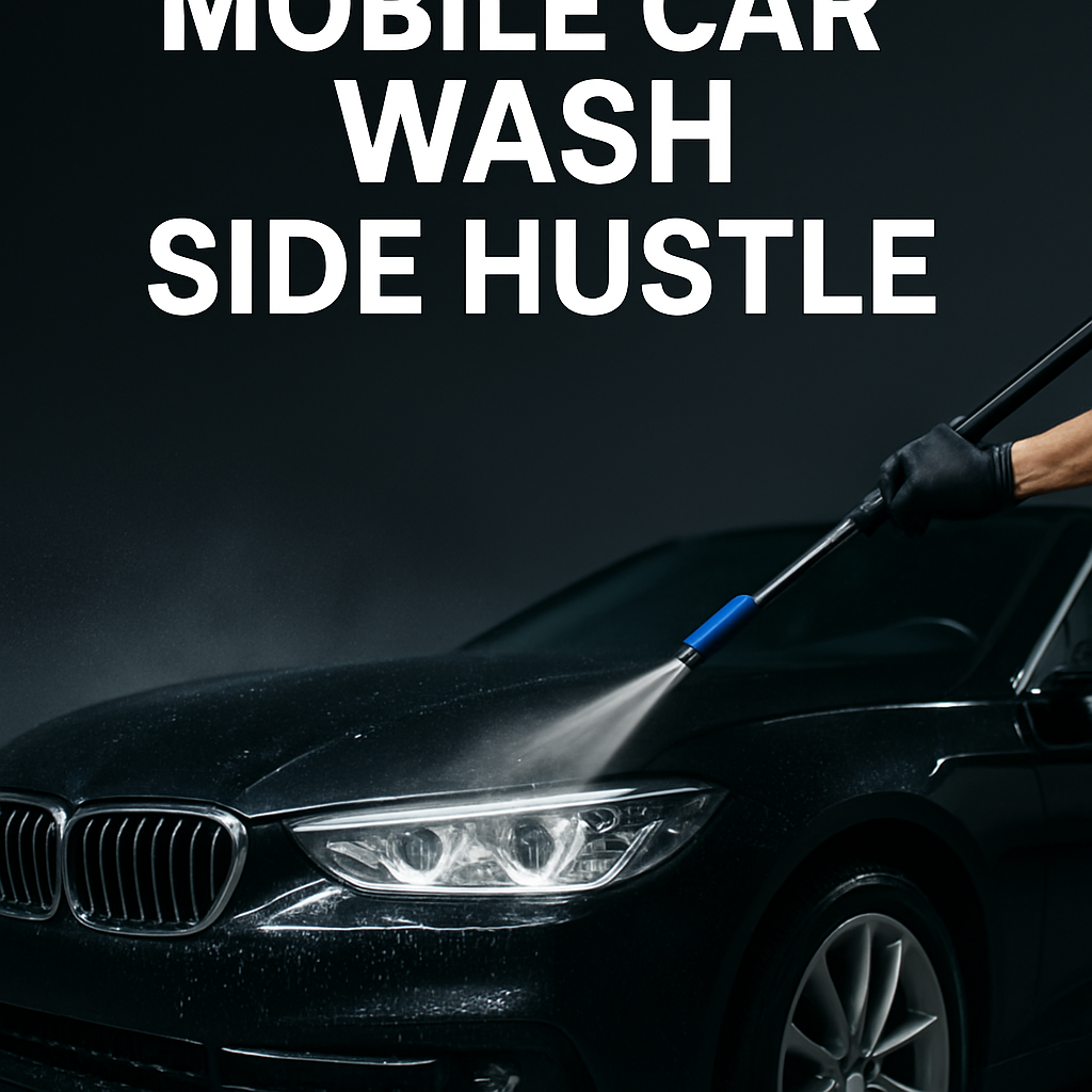 Start Your Mobile Car Wash Side Hustle