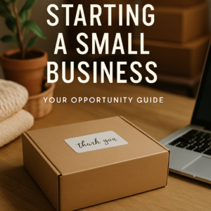 Starting a Small Business: Your Opportunity Guide