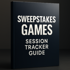 Sweepstakes Games Session Tracker Guide