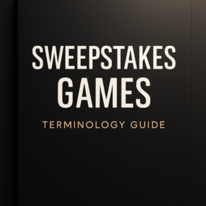 Sweepstakes Games Terminology Guide