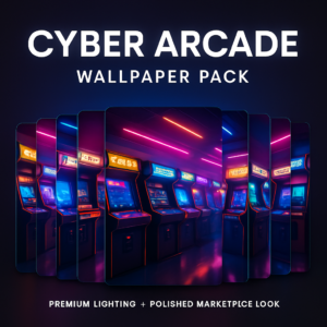 Cyber Arcade Wallpaper Pack