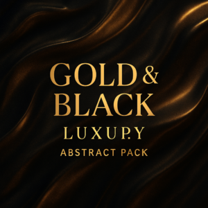 Gold and Black Luxury Abstract Pack