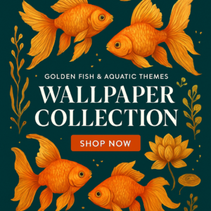Golden Fish-Table Inspired Wallpapers