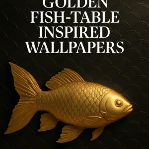 Golden Fish-Table Inspired Wallpapers