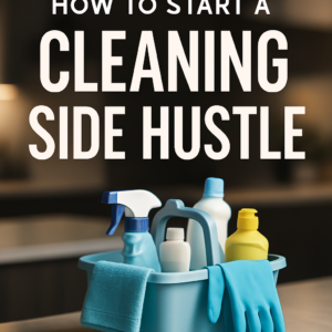 How to Start a Cleaning Side Hustle