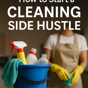 How to Start a Cleaning Side Hustle