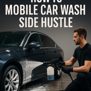 How to Start a Mobile Car Wash Side Hustle