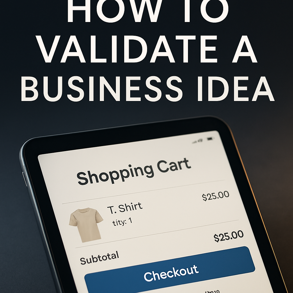 How to Validate a Business Idea