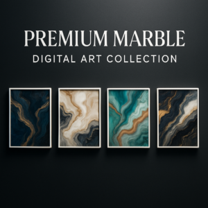 Premium Marble Digital Art Collection
